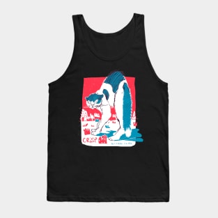 CRISP THE CAT v.2 (withe background) Tank Top